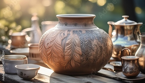 Handcrafted pottery