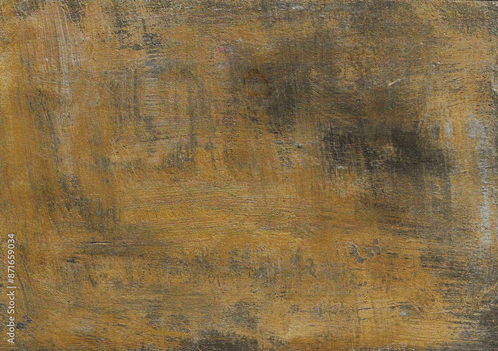 Naklejka premium Hand Painted Grungy Painterly Graphic Design Background