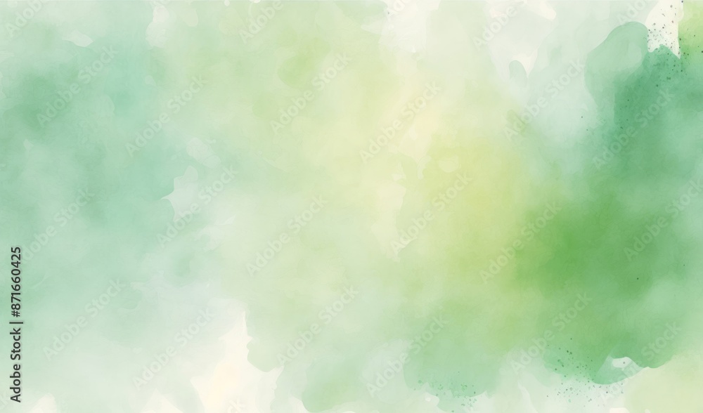 Soothing green and yellow watercolor background. Soothing green and yellow watercolor background.
