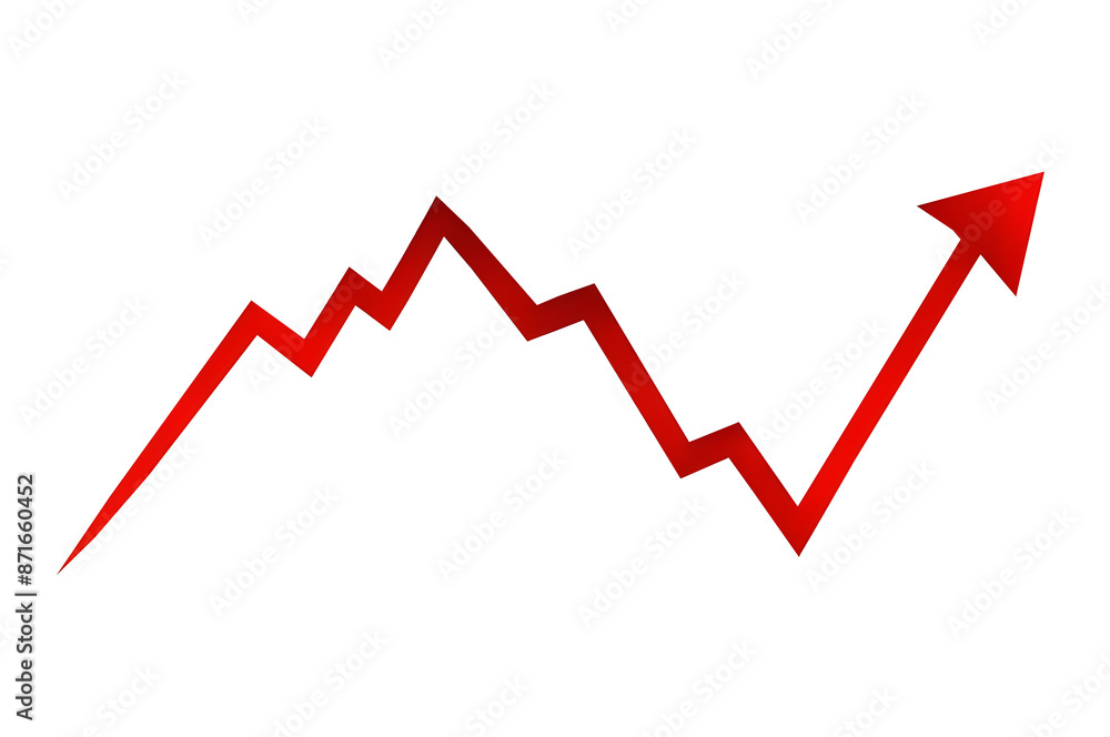 Big red arrow graph pointing down, symbolizing business loss, financial decline, and economic recession, isolated on a transparent background. Ideal for projects focusing on financial challenges Big red arrow graph pointing down, symbolizing business loss, financial decline, and economic recession, isolated on a transparent background. Ideal for projects focusing on financial challenges