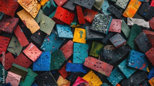 Mixed rubber substrate backgrounds from lab tests