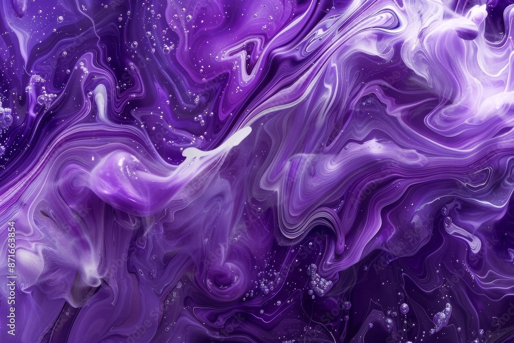 Waves of purple and magenta on a fusion of colors. Abstract marble background or texture. Waves of purple and magenta on a fusion of colors. Abstract marble background or texture.