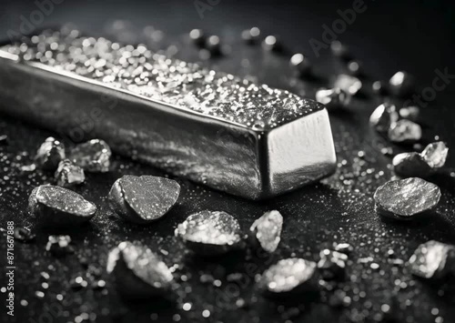 Luxury Silver - Premium Metallic Texture