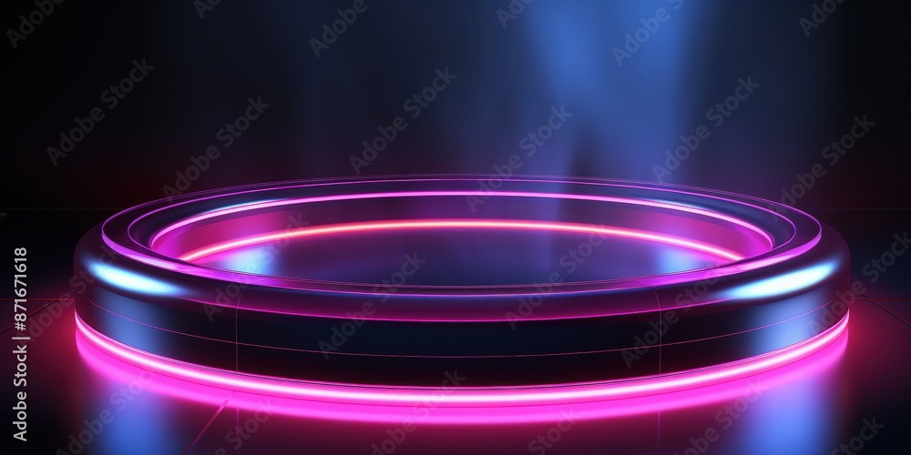 Neon Circle Platform Neon Circle Platform