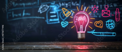 Chalkdrawn value proposition with annotations, Value Proposition, business framework