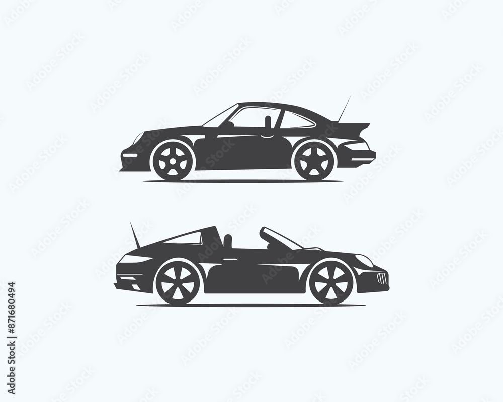car silhouette vector flat design car silhouette vector flat design