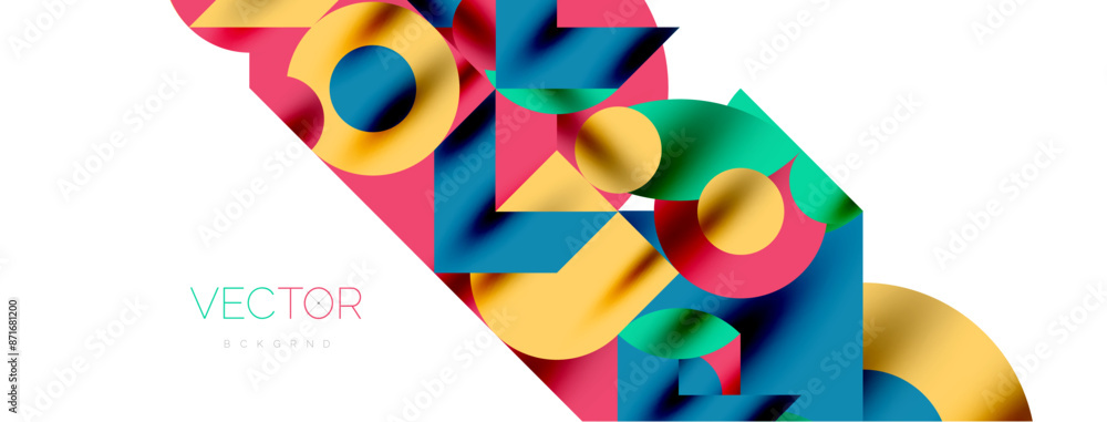Circle pattern, round elements with lines and arrows composition for wallpaper, banner, background or landing Circle pattern, round elements with lines and arrows composition for wallpaper, banner, background or landing