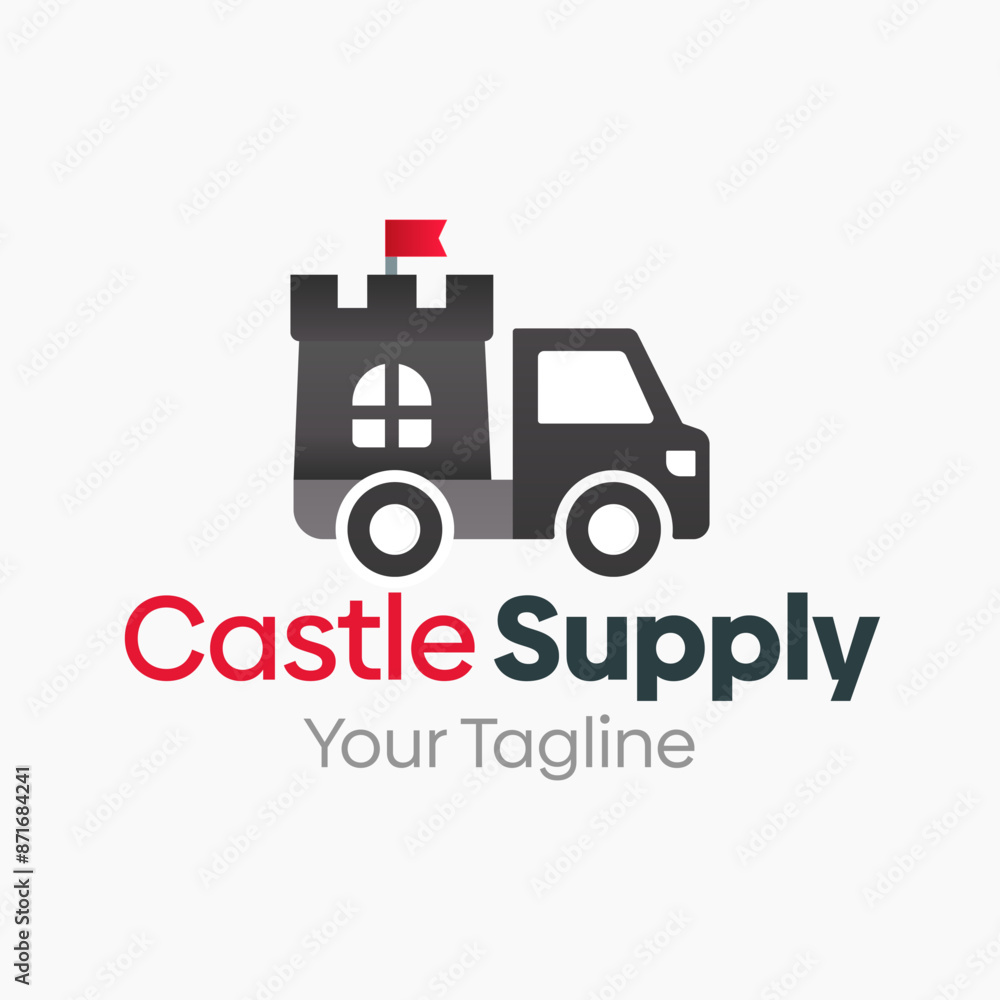 Castle Supply Logo Vector Template Design. Good for Business, Startup, Agency, and Organization Castle Supply Logo Vector Template Design. Good for Business, Startup, Agency, and Organization