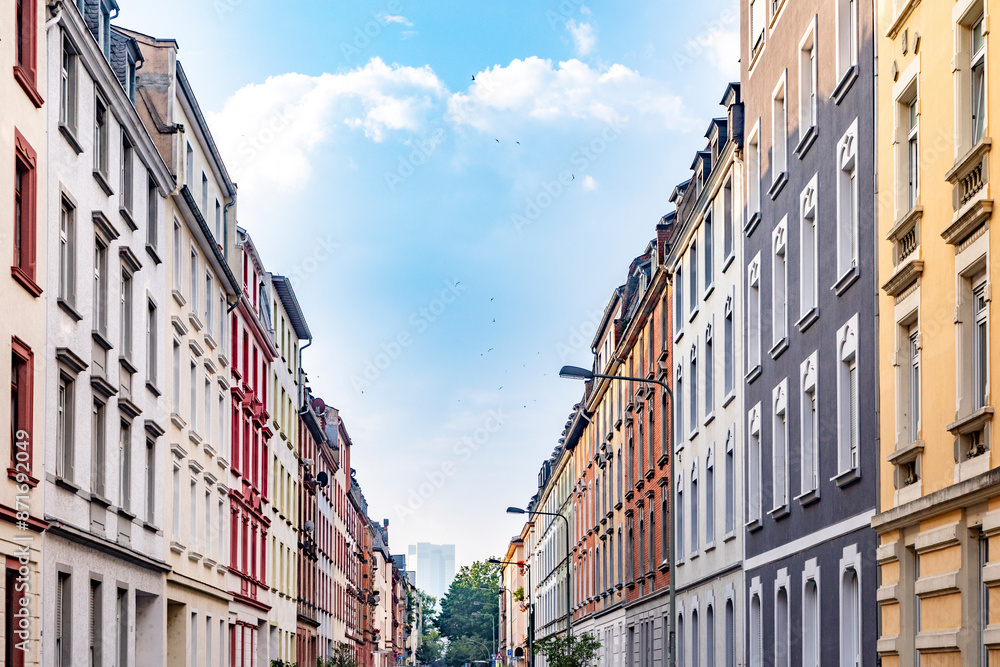 house facade in district Ginnheim in Frankfurt, Germany house facade in district Ginnheim in Frankfurt, Germany
