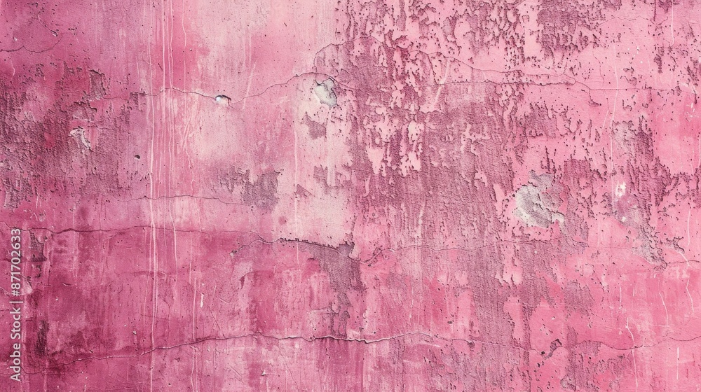 Obraz premium Smooth pink cement wall textured background for design work concept
