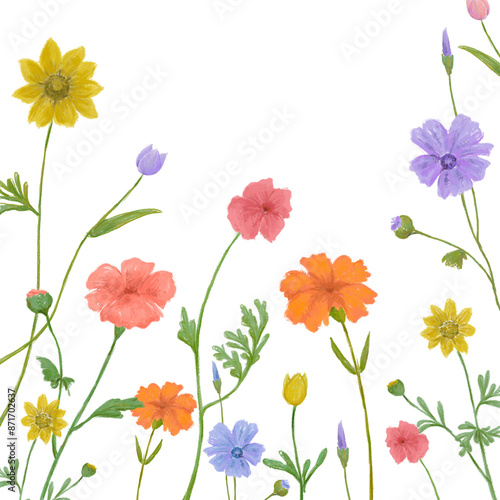 Png summer floral transparent background