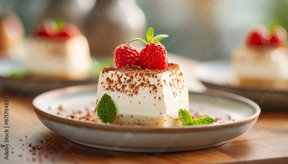 Egg white mousse, airy and light Egg white mousse, airy and light