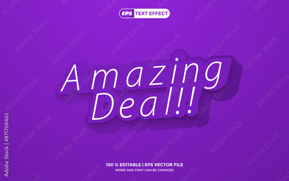 Amazig Sale Text Effect 3D Vector Editable Amazig Sale Text Effect 3D Vector Editable