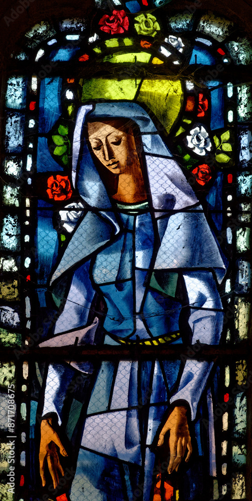 Obraz premium Notres Dame de Chartres. Our Lady of Chartres.