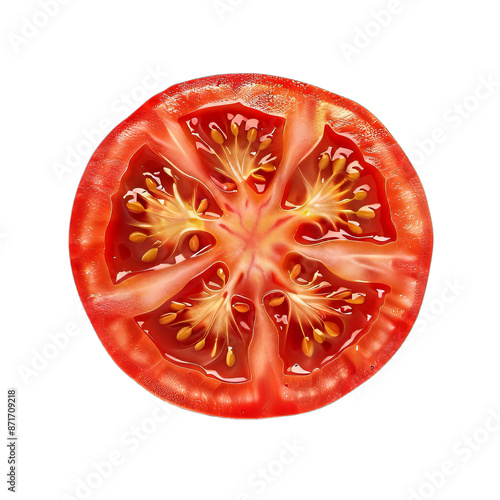 Wallpaper Mural Half Slice Tomato Torontodigital.ca