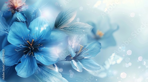 Blue spring flower © FryArt