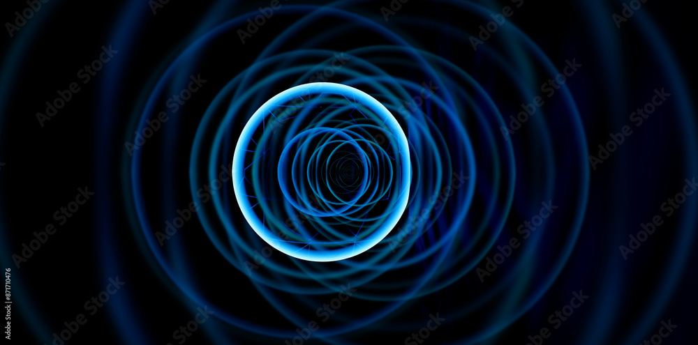 Ice Blue Line Abstract Ice Blue Line Abstract