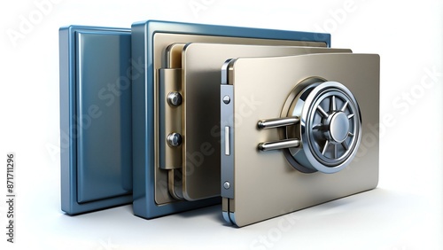 folder with safe lock