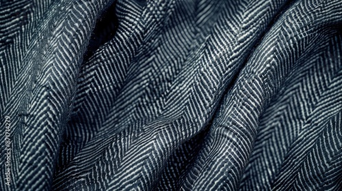 Wallpaper Mural Texture of fabric with raised fibers and threads woven in twill pattern Torontodigital.ca