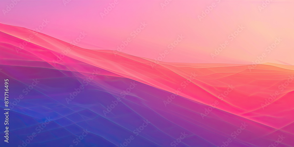 Fototapeta premium Color wave pattern background, wavy lines swirls colorful backdrop wallpaper, gradient, graphic resource, generated ai
