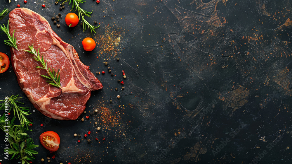 The steak is allowed to marinate for at least 30 minutes, allowing the honey to penetrate and flavor the meat. The steak is allowed to marinate for at least 30 minutes, allowing the honey to penetrate and flavor the meat.