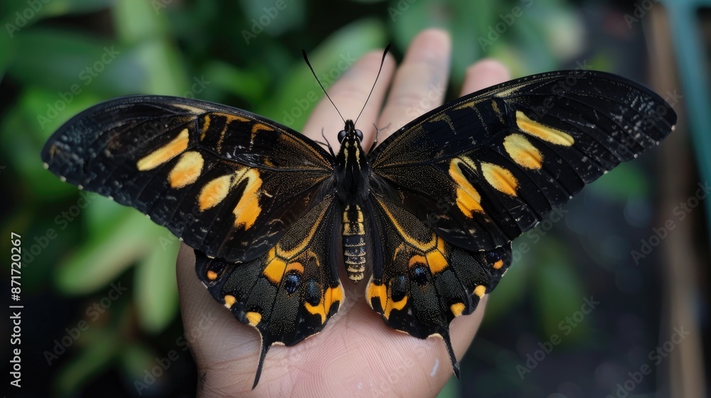 Fototapeta premium Stunning butterfly ready for pictures