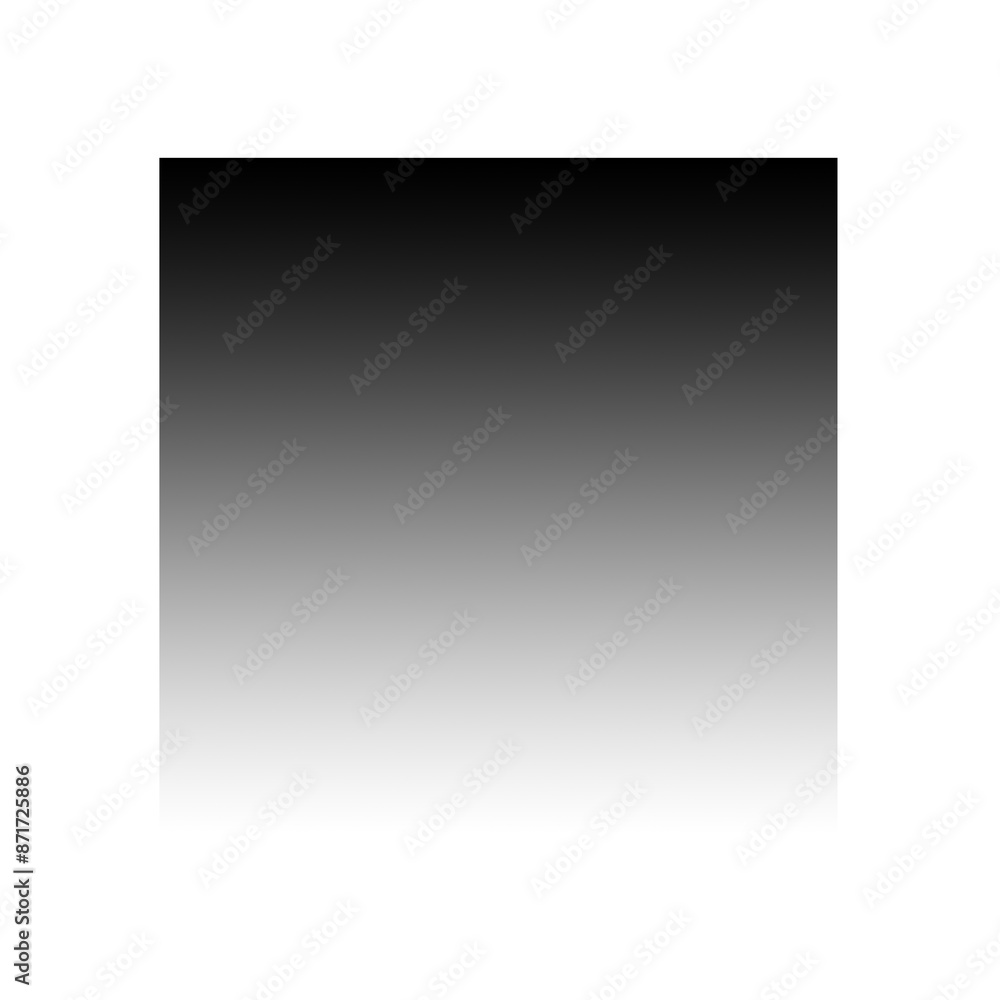 Abstract black gray frame background on white. Square shape zen border gradient design. Abstract black gray frame background on white. Square shape zen border gradient design.