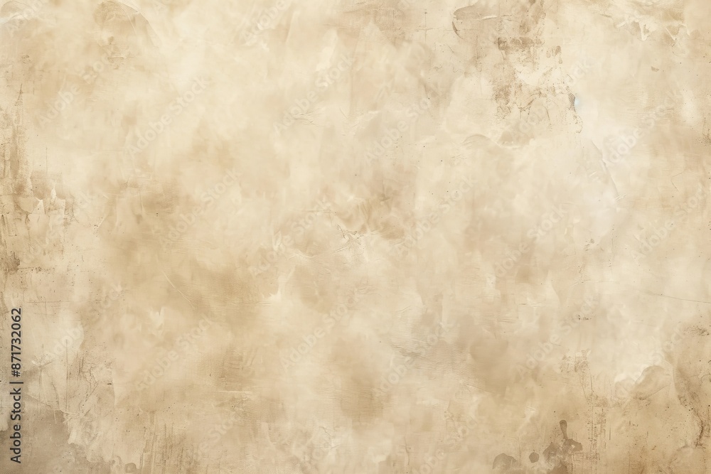 Obraz premium An old grunge retro vintage cardboard texture backdrop for wall interiors, with a brown concrete parchment mock surface.