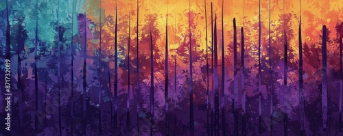 An abstract background illustration with a colorful wallpaper texture