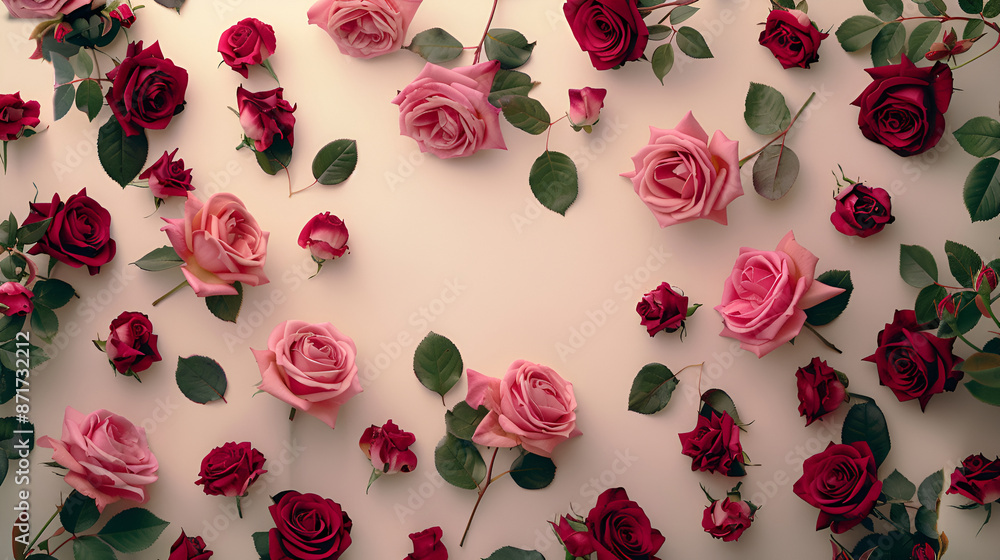 Red artificial flowers as a background,Generative AI, flowers wall background with white and light pink fresh roses, pastel and soft bouquet floral card,Group of roses in various shades of pink
Red artificial flowers as a background,Generative AI, flowers wall background with white and light pink fresh roses, pastel and soft bouquet floral card,Group of roses in various shades of pink
