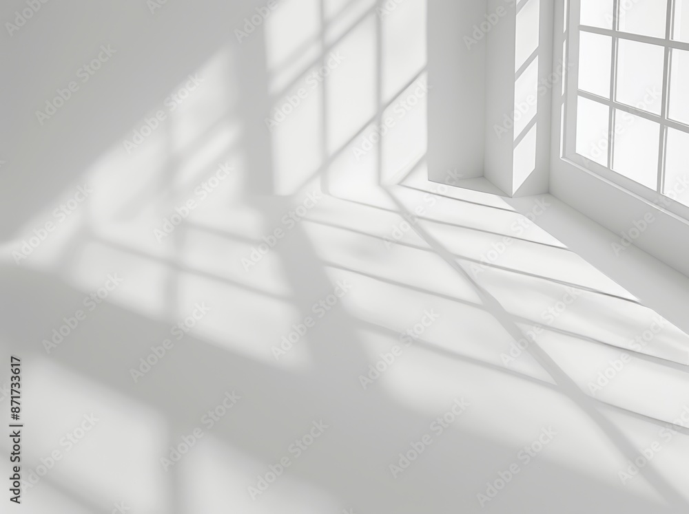 Fototapeta premium Art illustration with glossy texture paper on white backgrounds