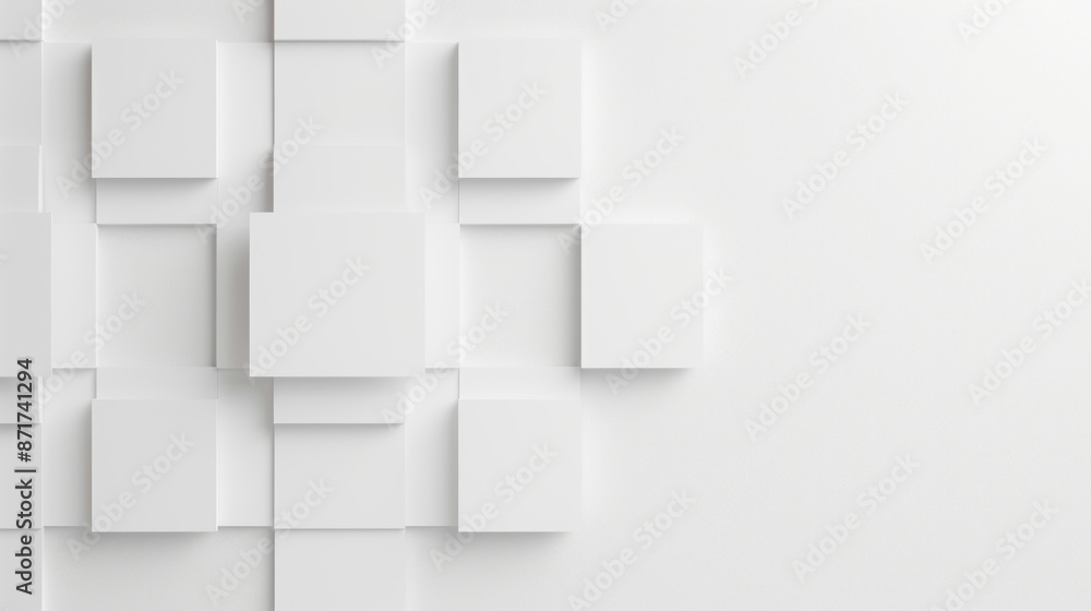 White Abstract Geometric Shapes Background White Abstract Geometric Shapes Background