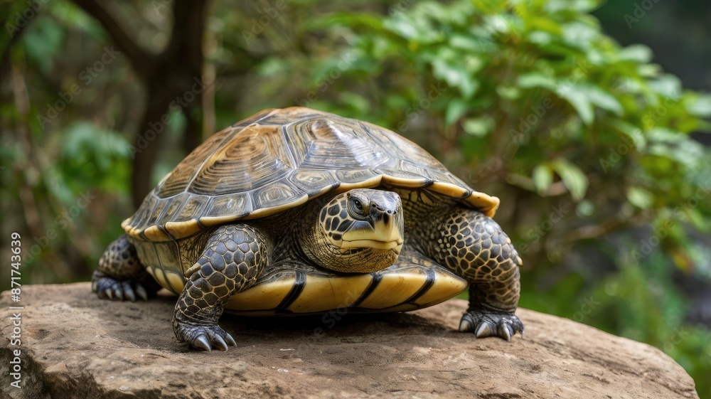 Fototapeta premium Feng Shui Items Dragon Turtle for Luck and Health. Balance the Flow of Energy