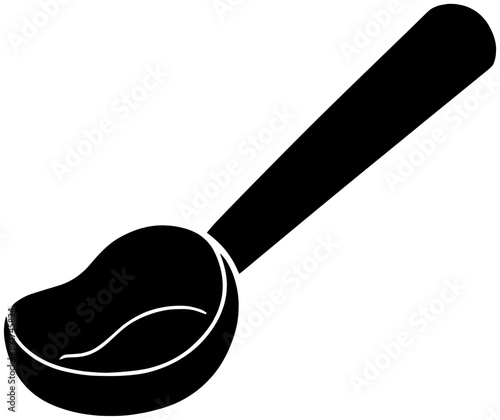 kitchen illustration cooking silhouette food logo cup icon spoon outline cook tool utensil measure object equipment teaspoon baking tablespoon shape measurement plastic measuring for vector graphic