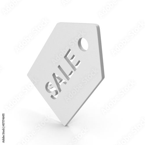 Sale Offer Discount 3D Illustration Symbol Image