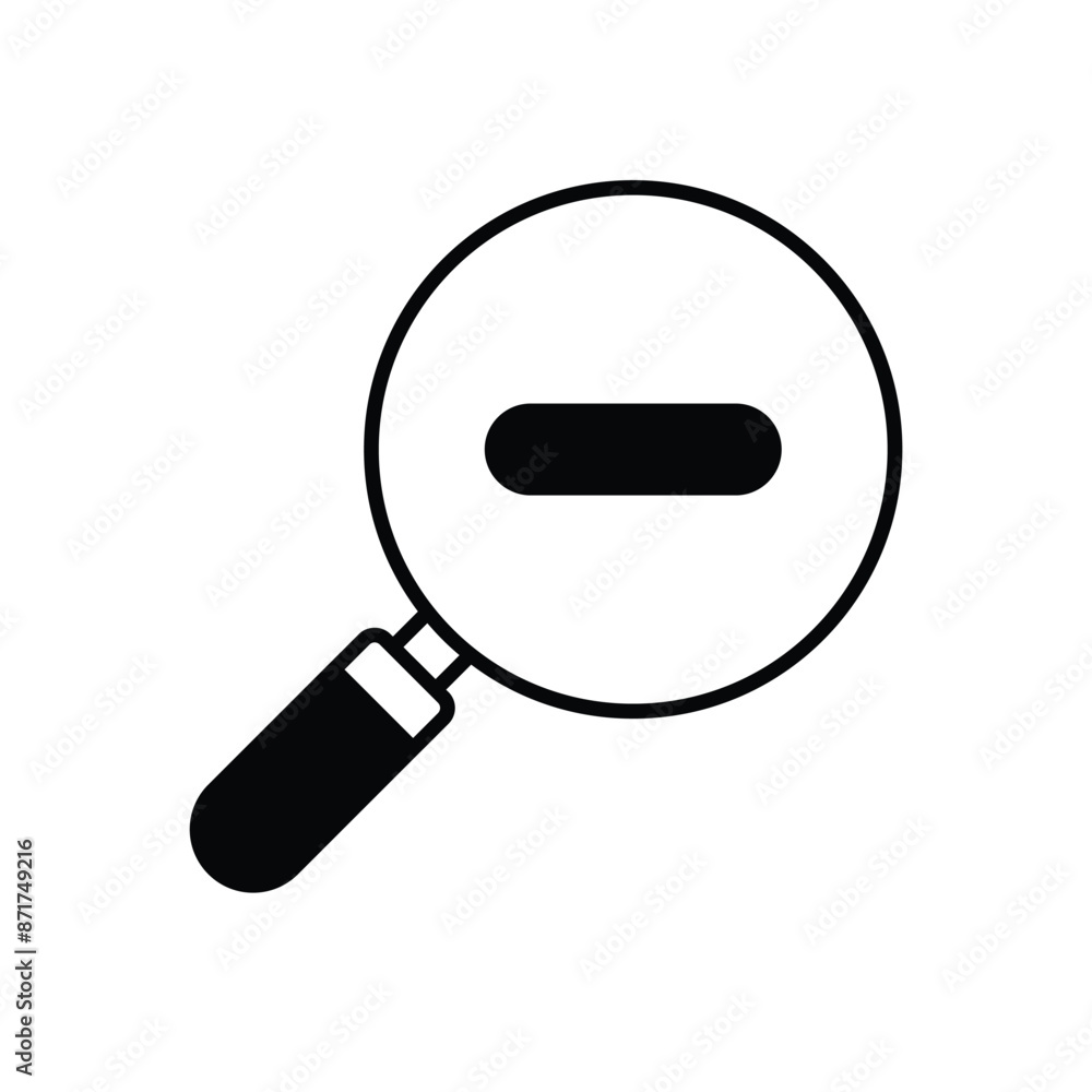 Zoom Out vector icon Zoom Out vector icon
