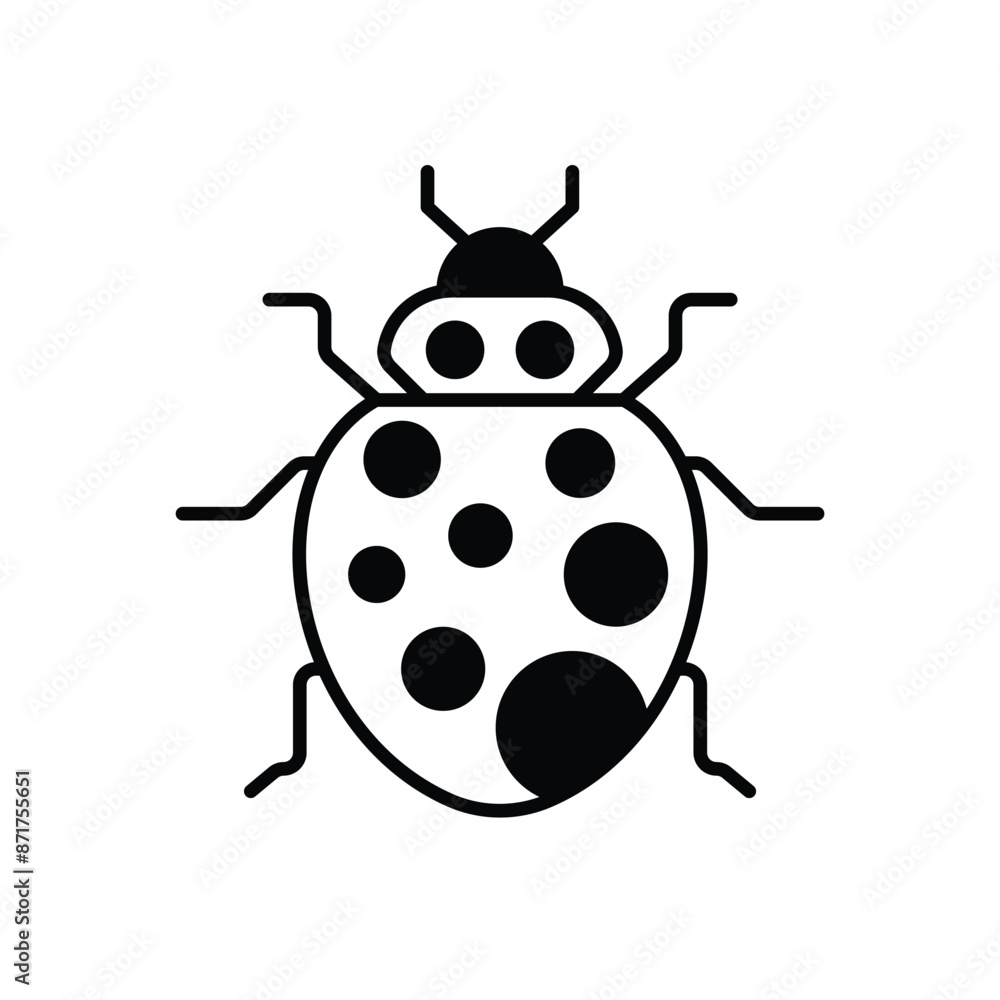 Bug vector icon Bug vector icon