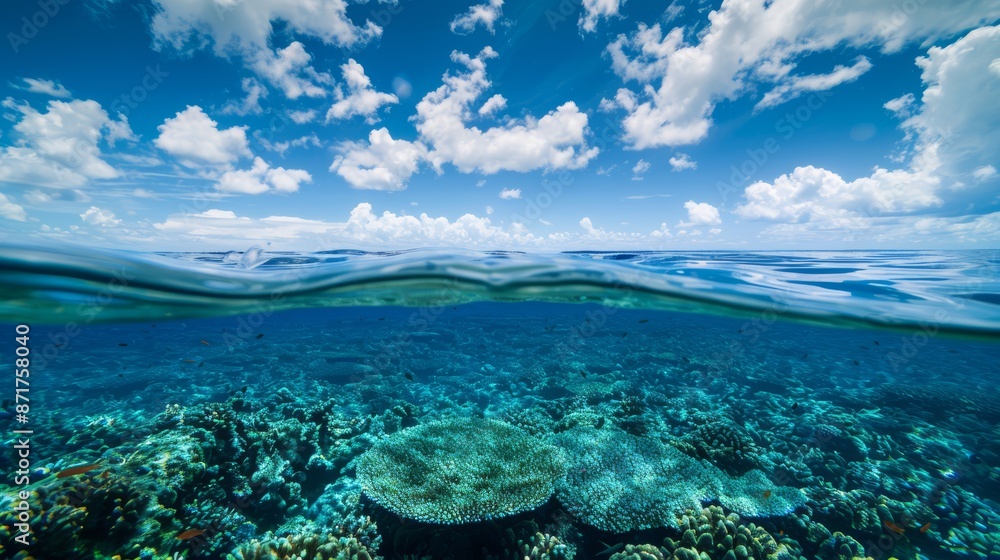 Underwater Coral Reef: Serene Beauty Below the Surface Underwater Coral Reef: Serene Beauty Below the Surface