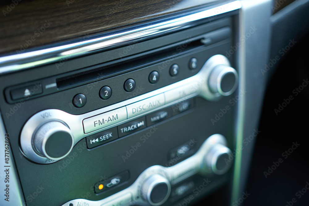 Fototapeta premium Dashboard in modern car interior.
