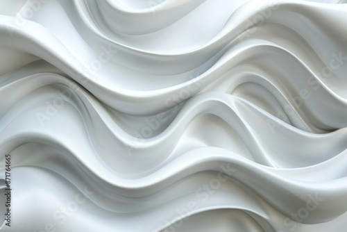 The image is a white wave with a lot of texture