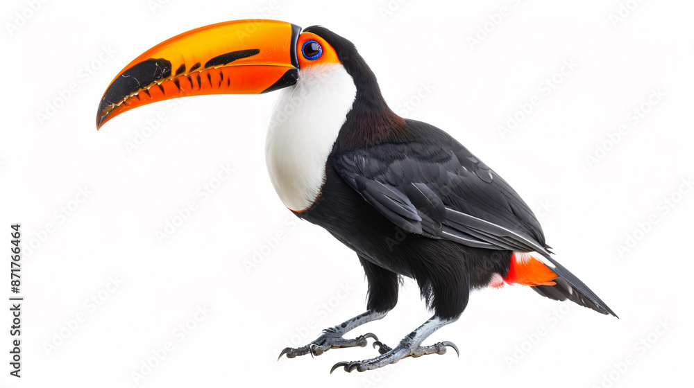 Fototapeta premium toucan on a white background