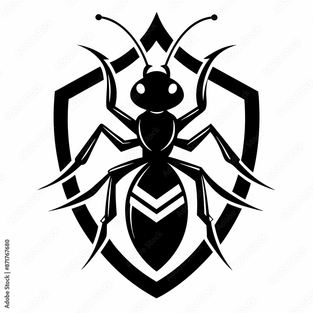 ant logo icon black shape white background ant logo icon black shape white background