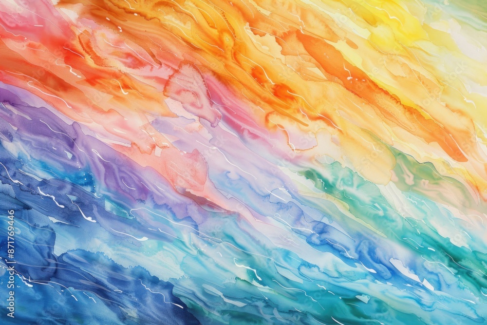 Rainbow Wave Water Rainbow Wave Water