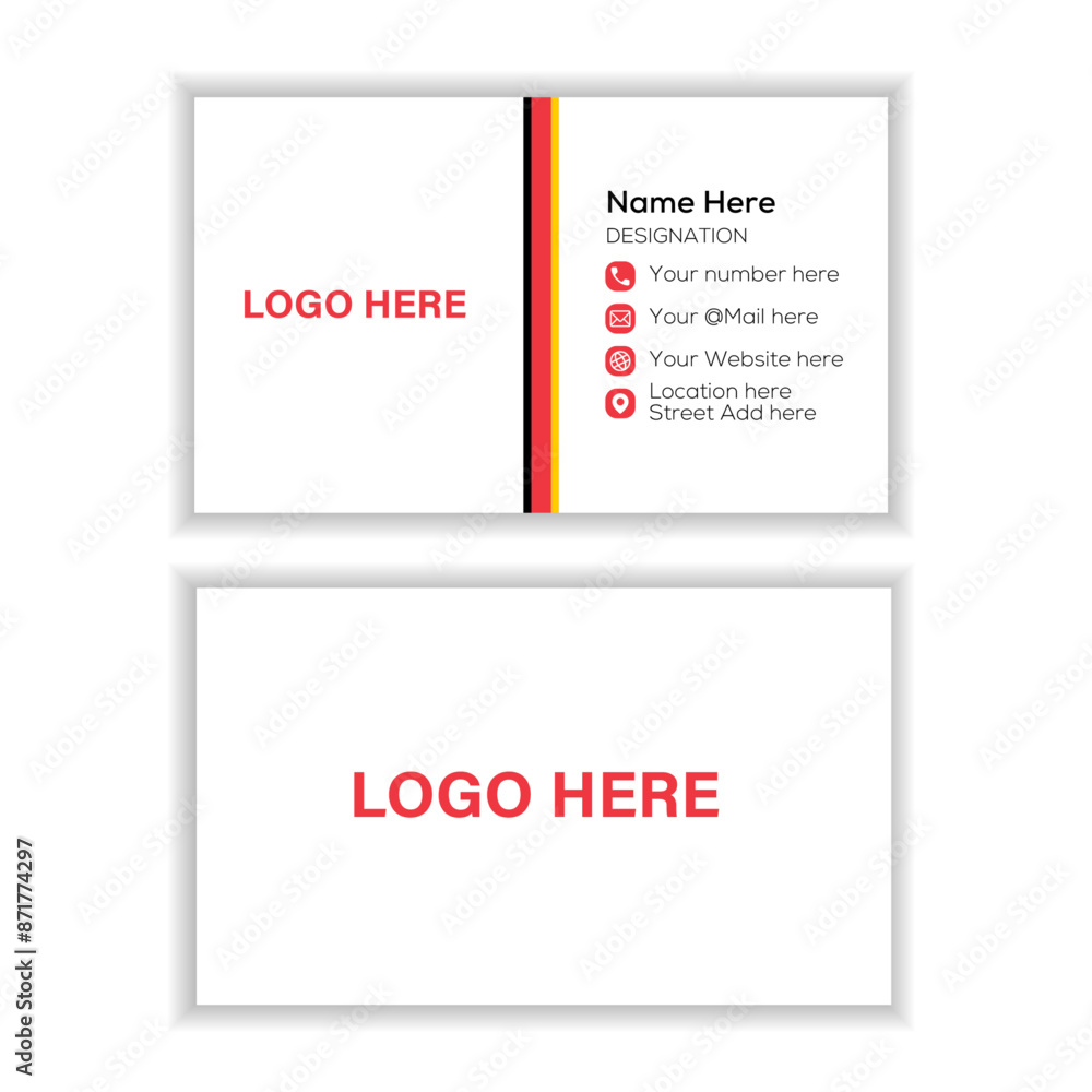 Modern and creative business card Modern and creative business card