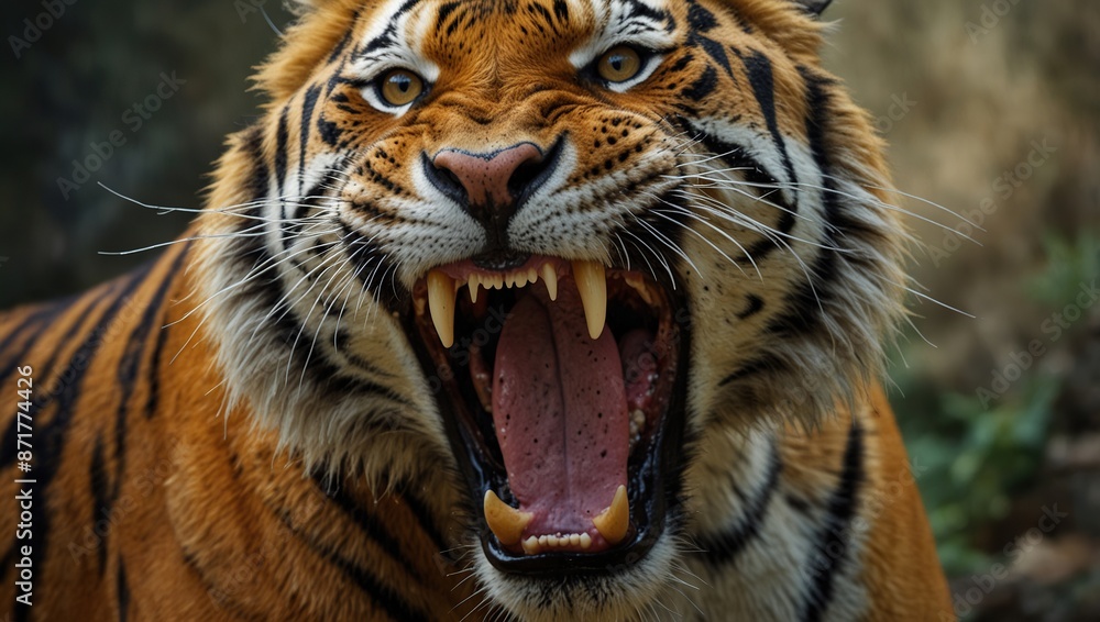 Fototapeta premium portrait of a bengal tiger