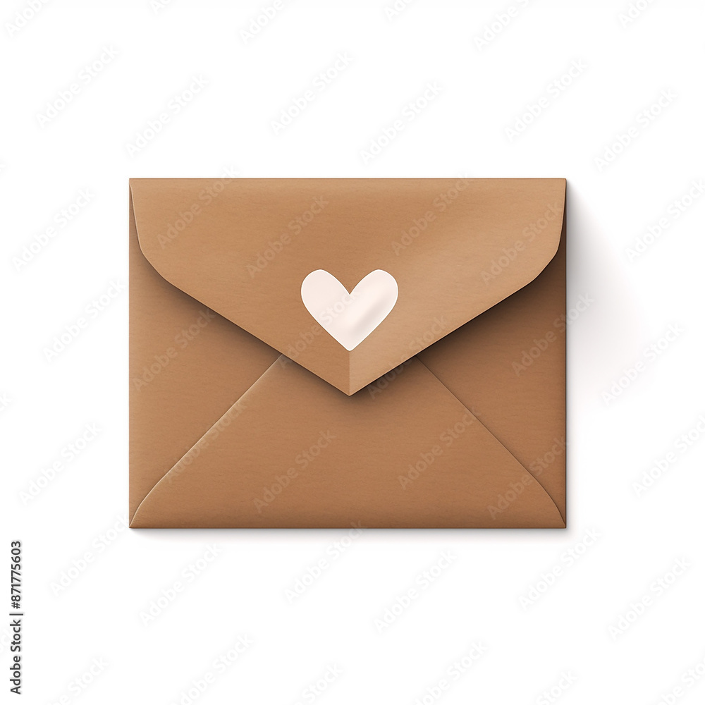 envelope with heart envelope with heart