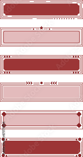 Chinese decorative border