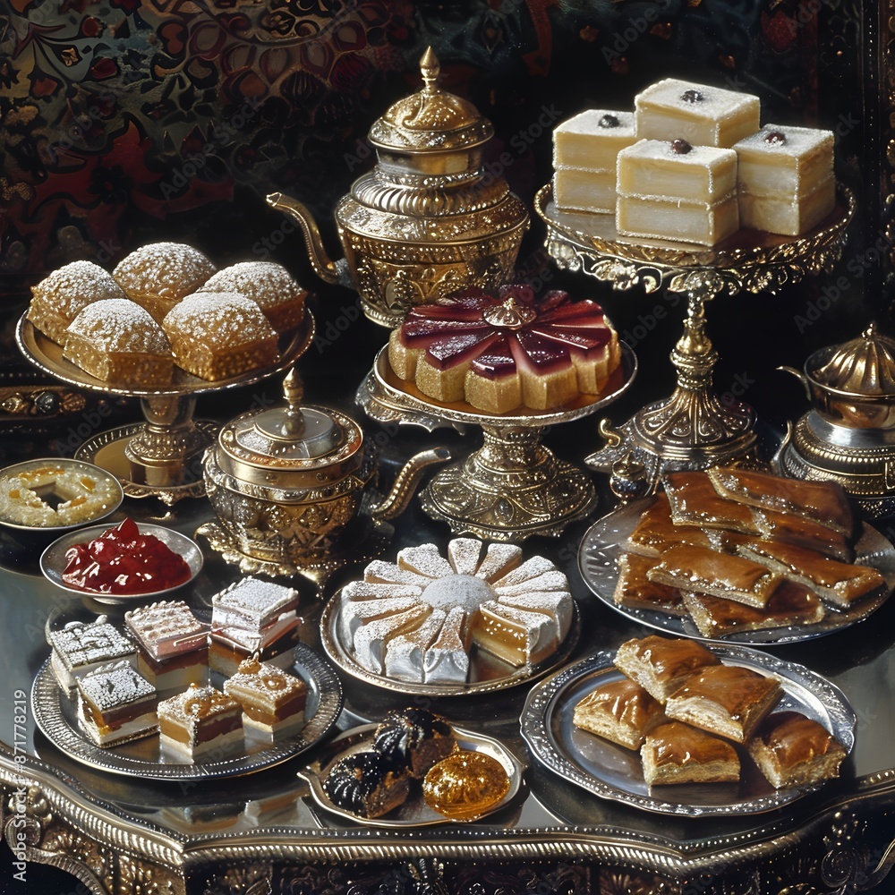 Silverware and Sweets, a Still Life Silverware and Sweets, a Still Life