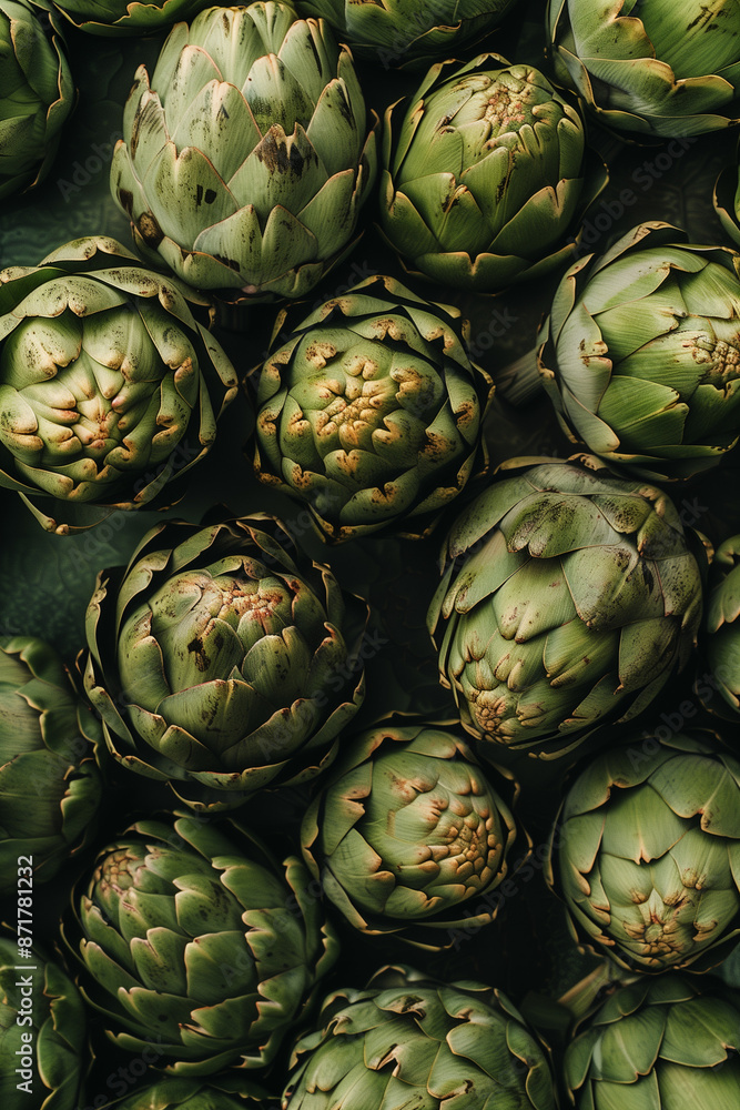 Obraz premium Artichokes background