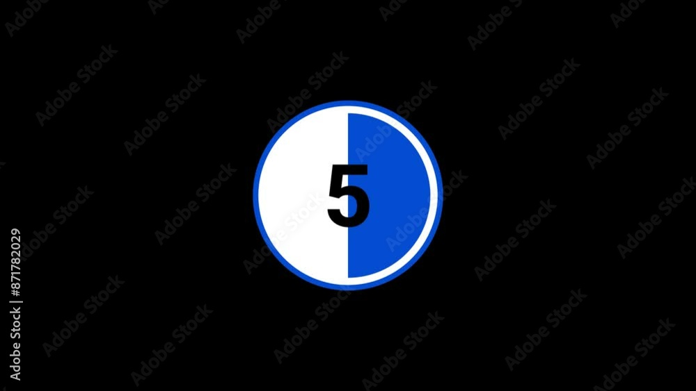 10 Second Timer countdown Animation 10 Second Timer countdown Animation